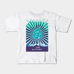 Retroposter (on white) Kids T-Shirt